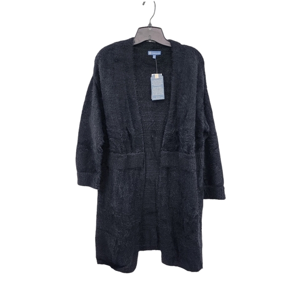 Democracy Women's Fluffy Open Front Cardigan - XS - Picture 1 of 7